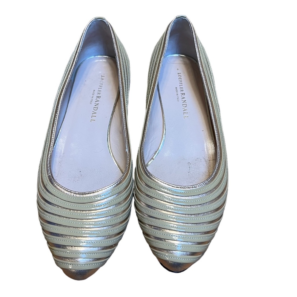 Loeffler Randall metallic tones pointed flats